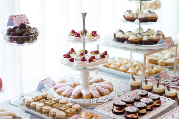 istock delicious candybar with a lot of sweets 1224804650