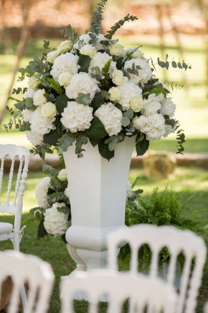 istock beautiful wedding decoration in a luxury garden 1224806538
