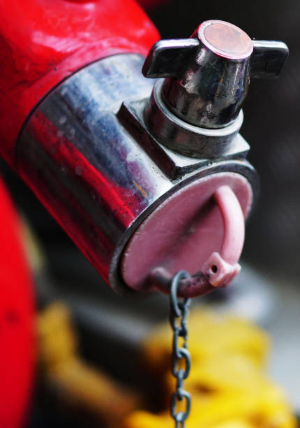 istock Close-up of hose of Fire fighting engine 1224808980