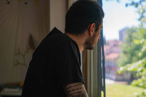 istock Young artists looking for inspiration by looking through the window 1224810480