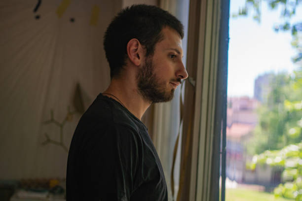 istock Young artists looking for inspiration by looking through the window 1224810482