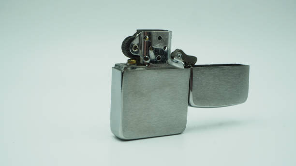 istock Metal old gas kerosene lighter 1224811162