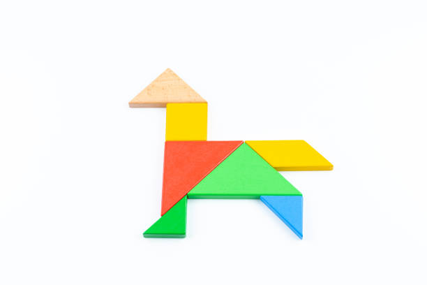 istock Tangram Puzzle Horse 1224817296