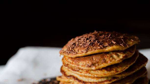 istock oatmeal and banana pancakes 1224822437