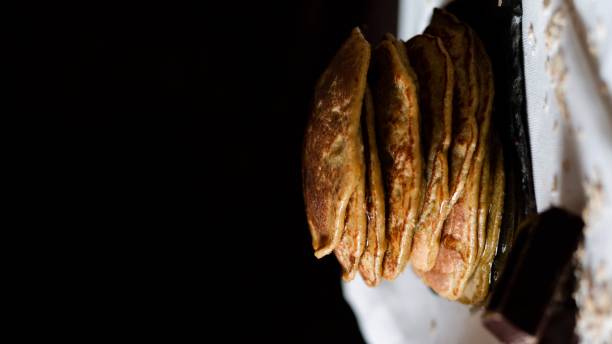 istock oatmeal and banana pancakes 1224822439