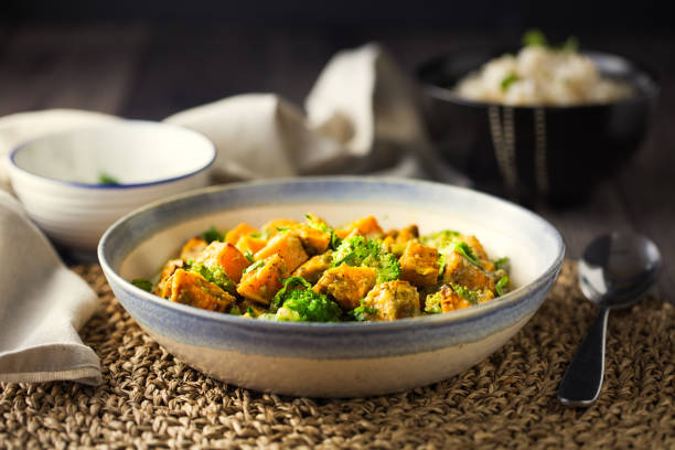 Vegan sweet potato curry