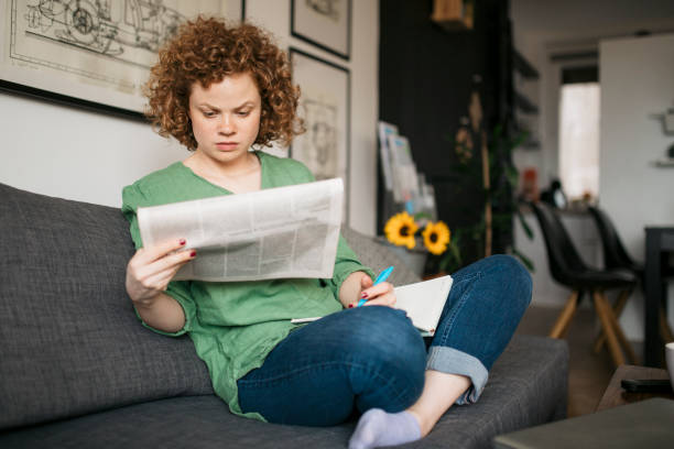 istock An unemployed woman looking for work from home in a modern age 1224825534