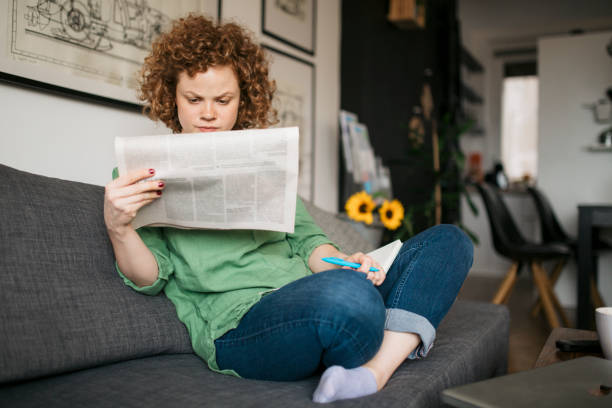 istock An unemployed woman looking for work from home in a modern age 1224825622