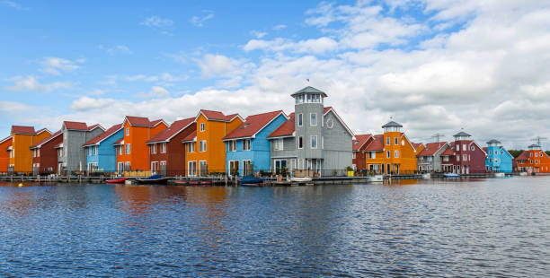 istock Beautiful colorful houses 1224834909