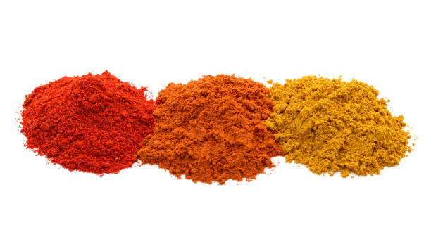 istock Three piles of spices. 1224835878