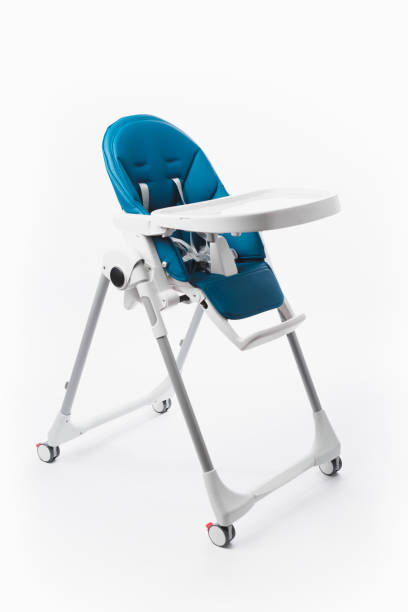 istock high chair for baby feeding, isolated on white 1224836246