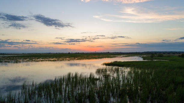 istock Mobile Bay at sunset in May 2020 1224836571