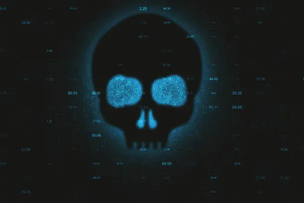 Photo of . Computer virus and hacker attack