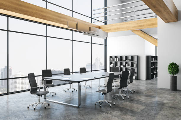 istock Contemporary conference room interior 1224837762