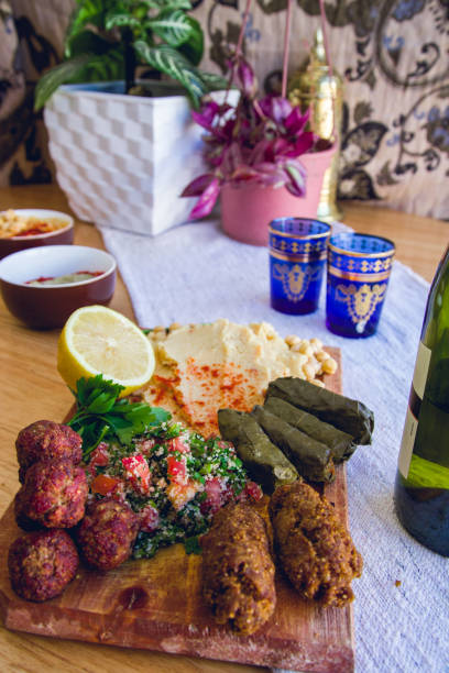 istock Delicious and healthy middle eastern food. 1224839378