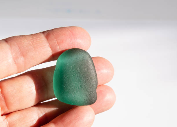 istock Sea Glass Teal Color 1224839555