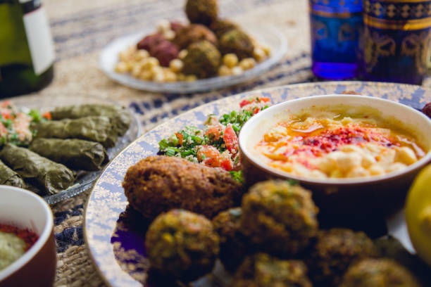 istock Delicious and healthy middle eastern food. 1224839957