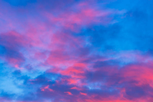 istock colorful  sunset sky with cloudy in summer. 1224841581