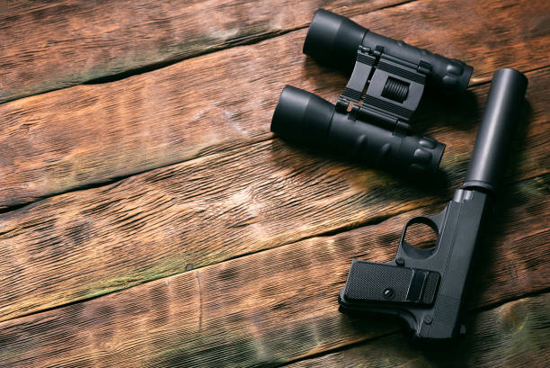 istock Secret service agent equipment concept. 1224843240