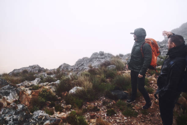 istock No matter the weather, the climb is worth it! 1224844378