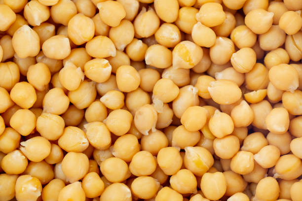 istock Fresh Chickpeas isolated on background, legume, food concept 1224847311