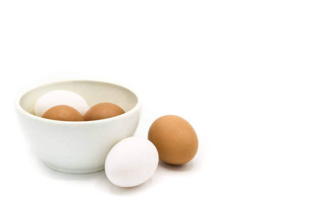 istock Brown and white eggs in a bowl 1224849427