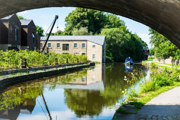 istock Old Mill on Lancaster canal at Preston 1224856872
