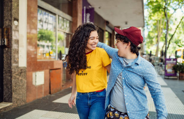 istock Lesbian couple on city break 1224856990