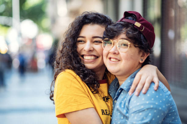 istock Lesbian couple on city break 1224858020