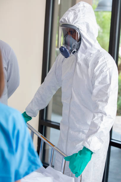 istock Doctor examines patient with infectious diseas 1224859901