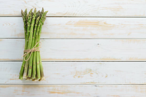 istock Bunch of fresh organic asparagus 1224861096