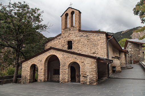 Old Basilica of Meritxell, Canillo, Andorra.