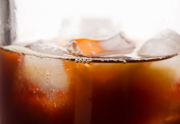 istock Fragment of cola with Ice. 1224864836