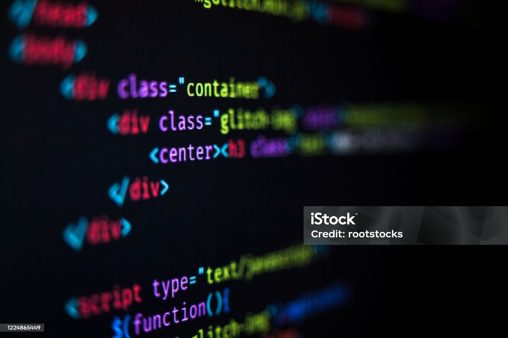 Glitch Computer Code Computer Code Technical Error Glitch Stock Photo - Download Image Now ...