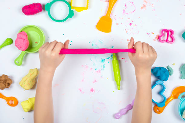 istock Home Education game with clay. Early development concept 1224868150