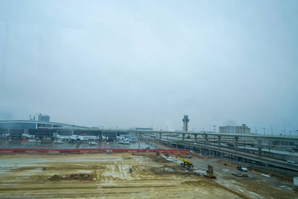 Sydney International Airport under expansion, New South Wales, Australia Sydney International Airport under expansion, New South Wales, Australia. weather balloon stock pictures, royalty-free photos & images