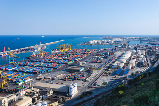istock Port in Barcelona, Spain 1224880959