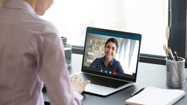 istock Indian girl communicates with friend on-line by video call 1224889784