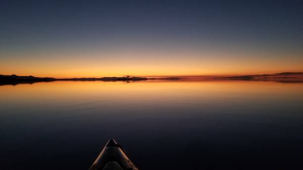 istock Sunset on the Great Salt Lake 1224891319