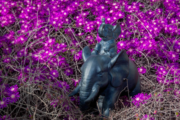 Elephant Statue in a garden