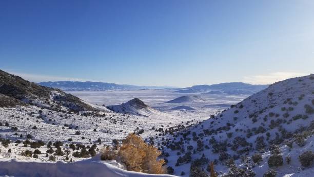 istock Winter Desert Landscape along the Pony Express Trail 1224895597