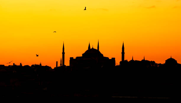 istock Hagia Sophia in Istanbul at sunset 1224897017