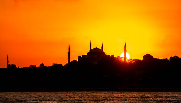 istock Hagia Sophia in Istanbul at sunset 1224897066