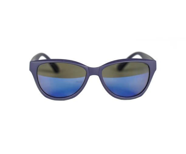 istock Sun Glasseses Navy blue on white background 1224897223
