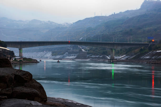 istock Scenery of jinsha river after rain 1224919033