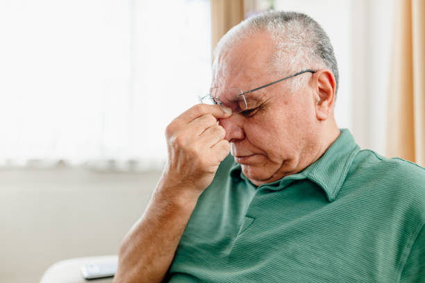 istock A Distraught Senior Man Suffering From a Migraine 1224921525