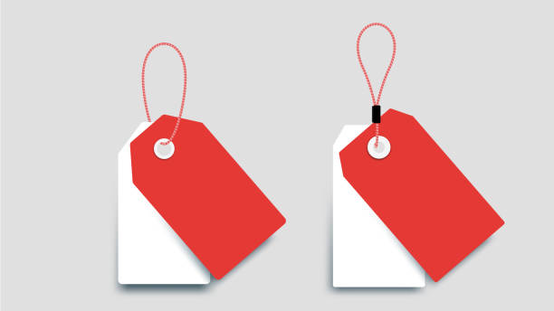 istock Flat Paper Sale Tags. Set Of Isolated Vector Sale Labels. Christmas Sale Tags.Vector Design Elements 1224928208