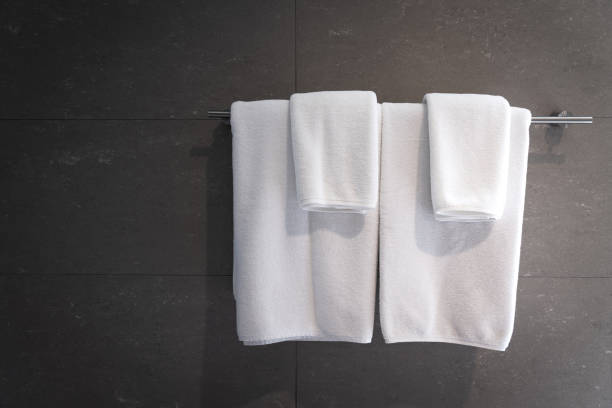 istock Body towel and handkerchief in bathroom. 1224944909