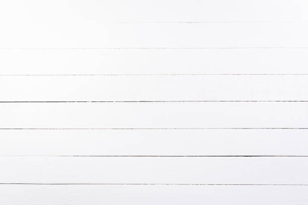 istock Top view of white old wooden texture background with space. 1224953201