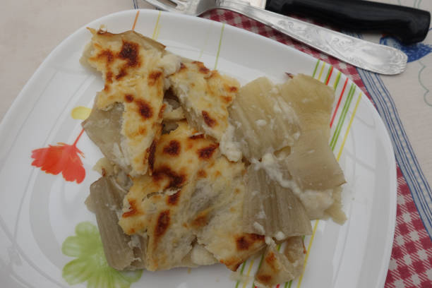 istock Chard rib gratin with bechamel sauce  French cooking 1224956972